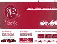 Tablet Screenshot of mecar-rentals.com